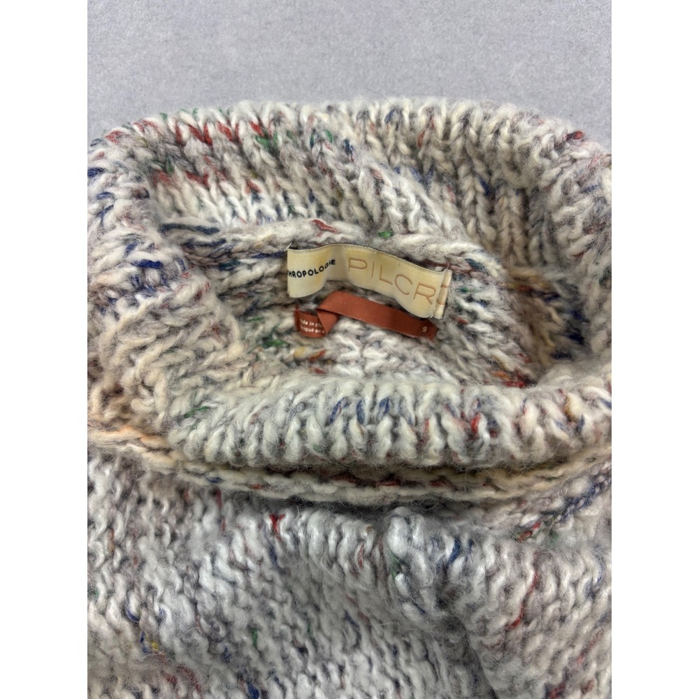Anthropologie Pilcro Confetti Marl Turtleneck Sweater Womens Small Oversized